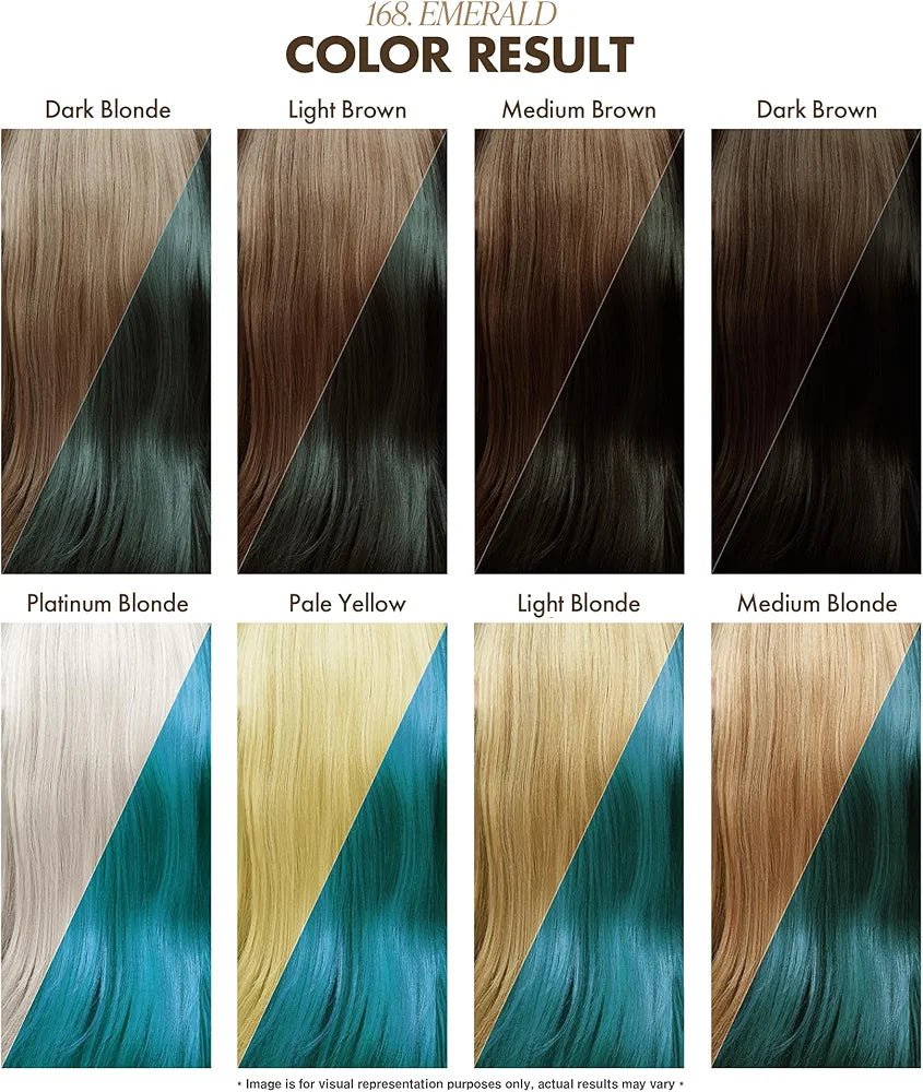 Adore Coloration capillaire semi permanente - 168 Emerald - TENDANCES STYLES