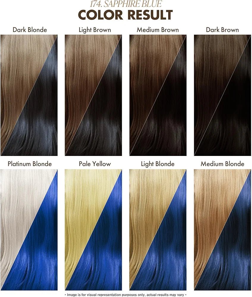 Adore Coloration capillaire semi permanente - 174 Saphire Blue - TENDANCES STYLES