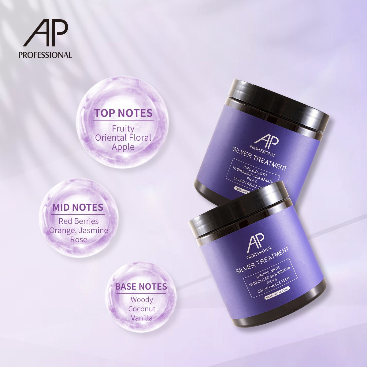 AP professionnel masque capillaire violet - TENDANCES STYLES