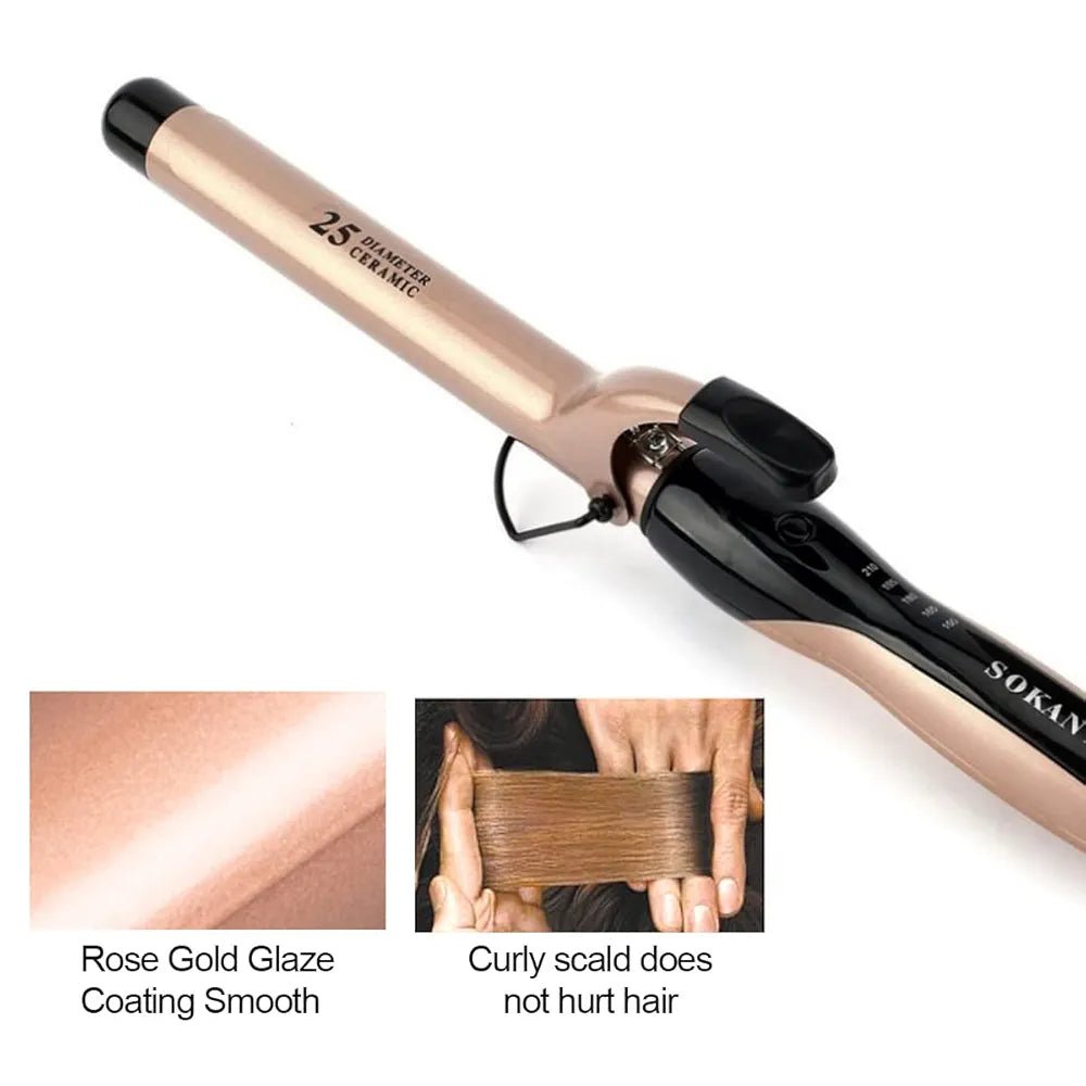 Fer à boucler, boucleur professionnel 28 mm - TENDANCES STYLES