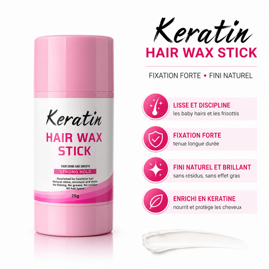 Keratin Bâton de lissage pour cheveux à la kératine - TENDANCES STYLES