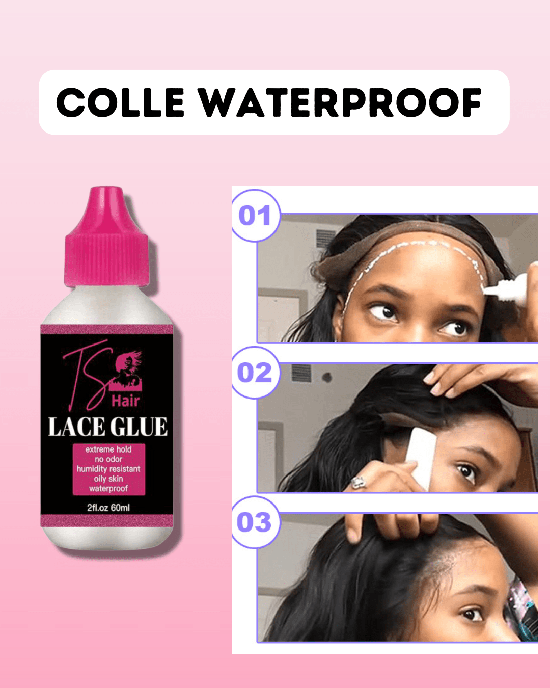 Lace Bond Adhésif pour perruque - TENDANCES STYLES