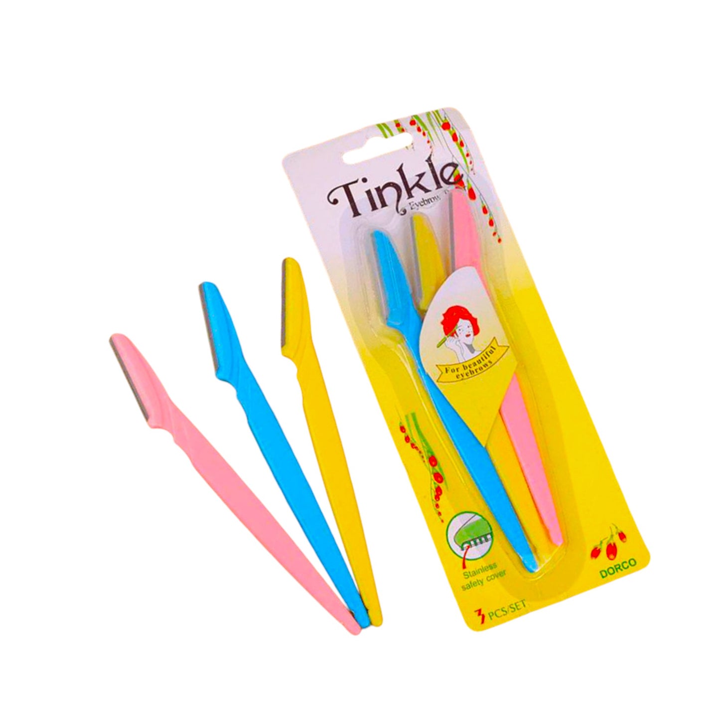 Pack 3 Rasoirs à Sourcils Précis - TENDANCES STYLES