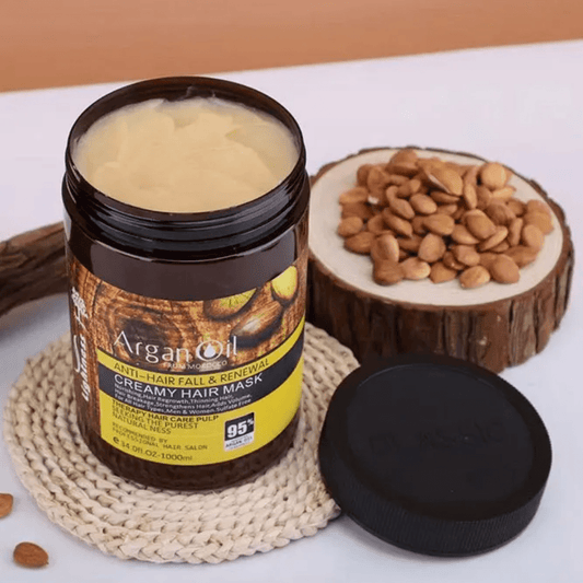 Masque capillaire à l'huile d'argan - TENDANCES STYLES