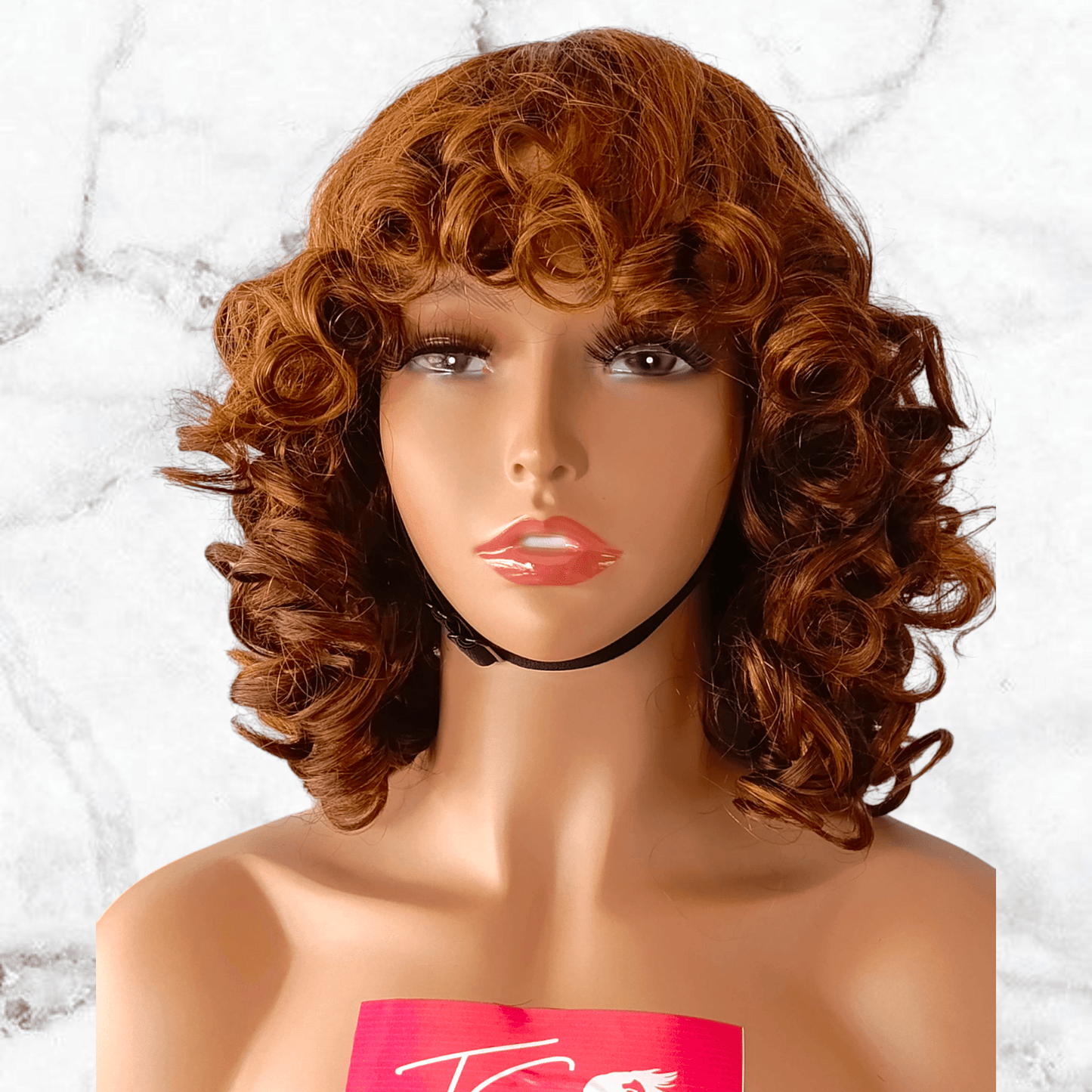 Perruques SDD bouncy avec frange - TENDANCES STYLES