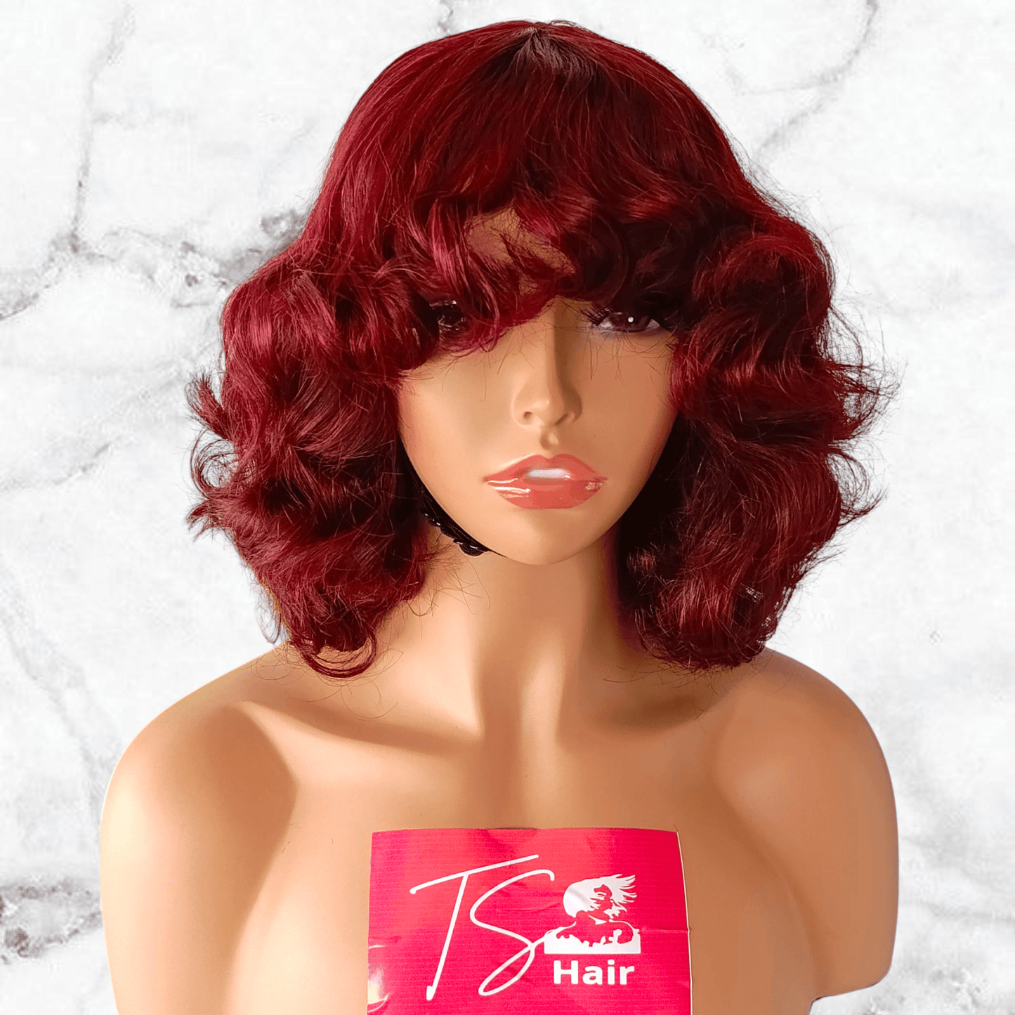 Perruques SDD bouncy avec frange - TENDANCES STYLES