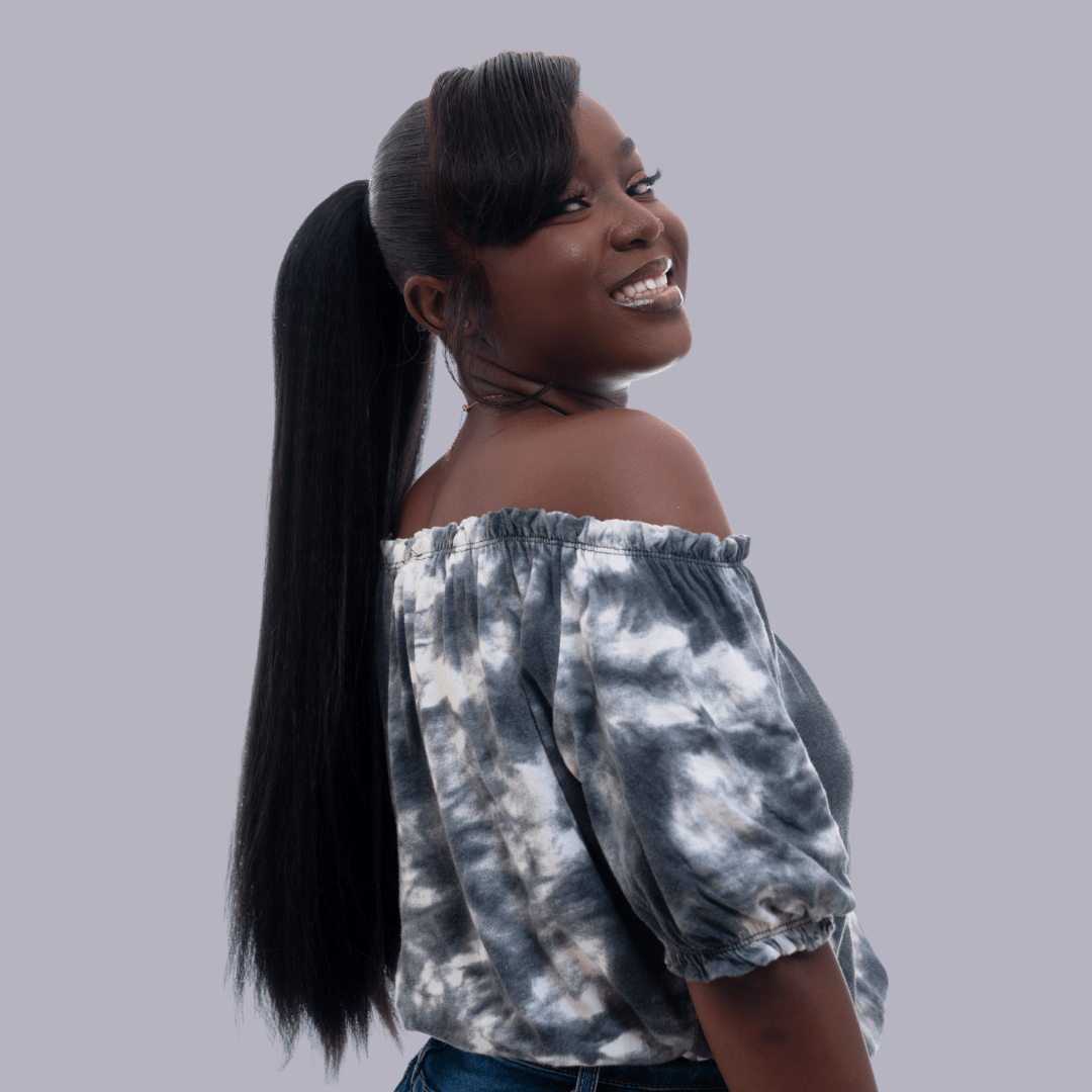 Postiche yaki 22 pouces N°1B en fibre synthétique - TENDANCES STYLES