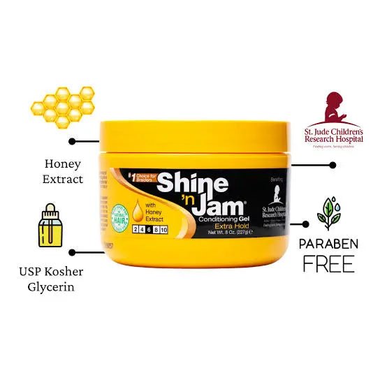 Shine N' Jam Ampro Conditioning Gel Extra Hold 113,5G - TENDANCES STYLES