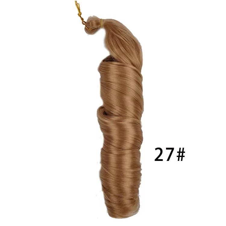 Spiral french curl braids - TENDANCES STYLES