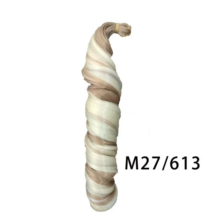 Spiral french curl braids - TENDANCES STYLES