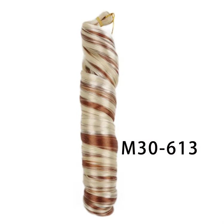 Spiral french curl braids - TENDANCES STYLES