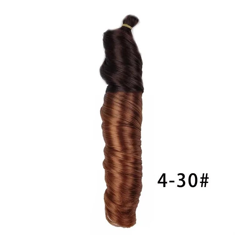 Spiral french curl braids - TENDANCES STYLES