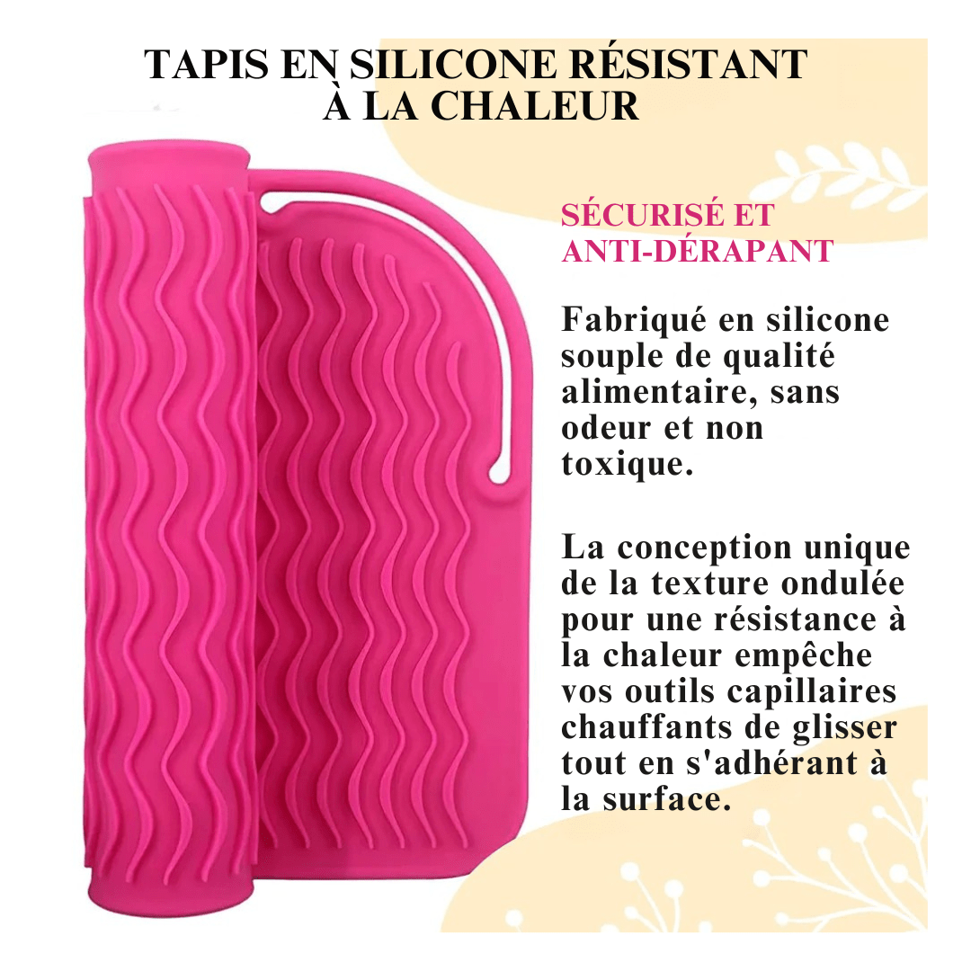Tapis en silicone résistant à la chaleur pour lisser et fer - TENDANCES STYLES
