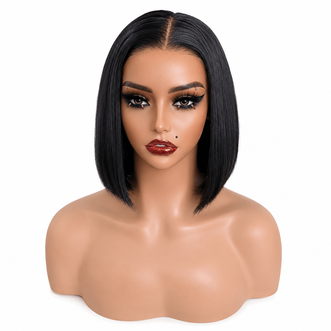 Tête de mannequin femme réaliste PVC avec épaule - TENDANCES STYLES