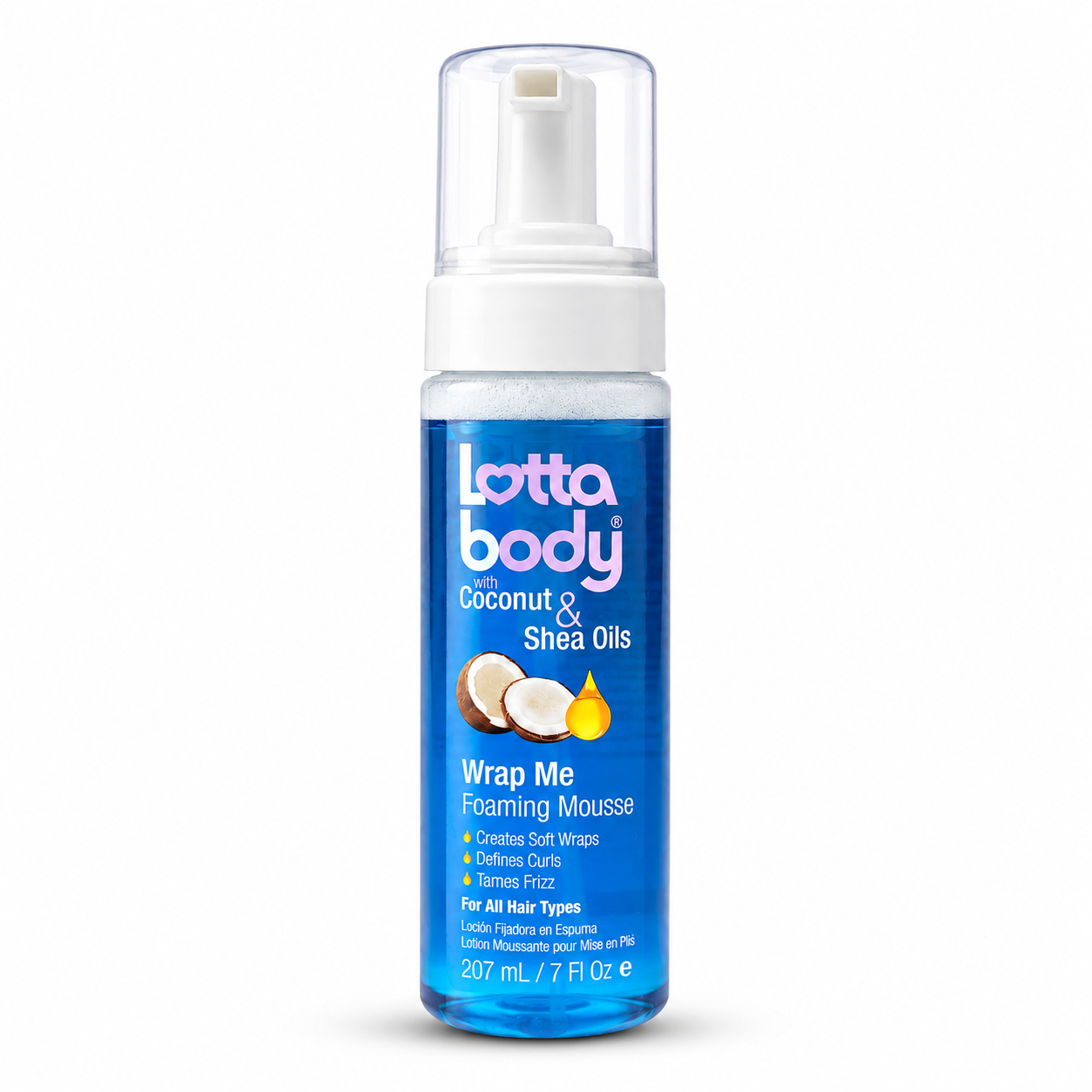 Lotta Body Wrap Me Foaming Mousse – Mousse Définition Boucles Coco & Karité 207 ml