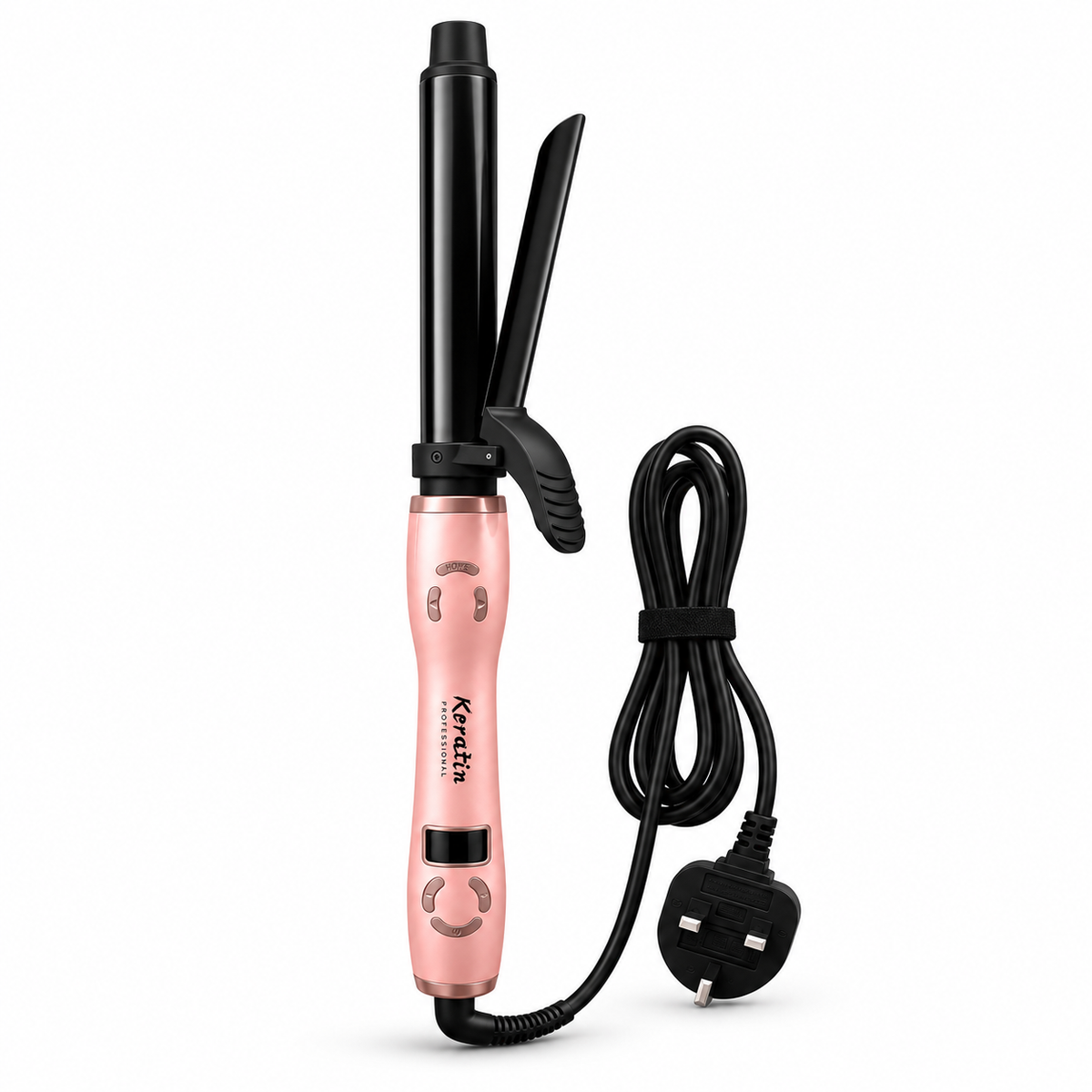 Keratin Fer à Boucler Professionnel 25 mm – Écran LCD, jusqu’à 500°F