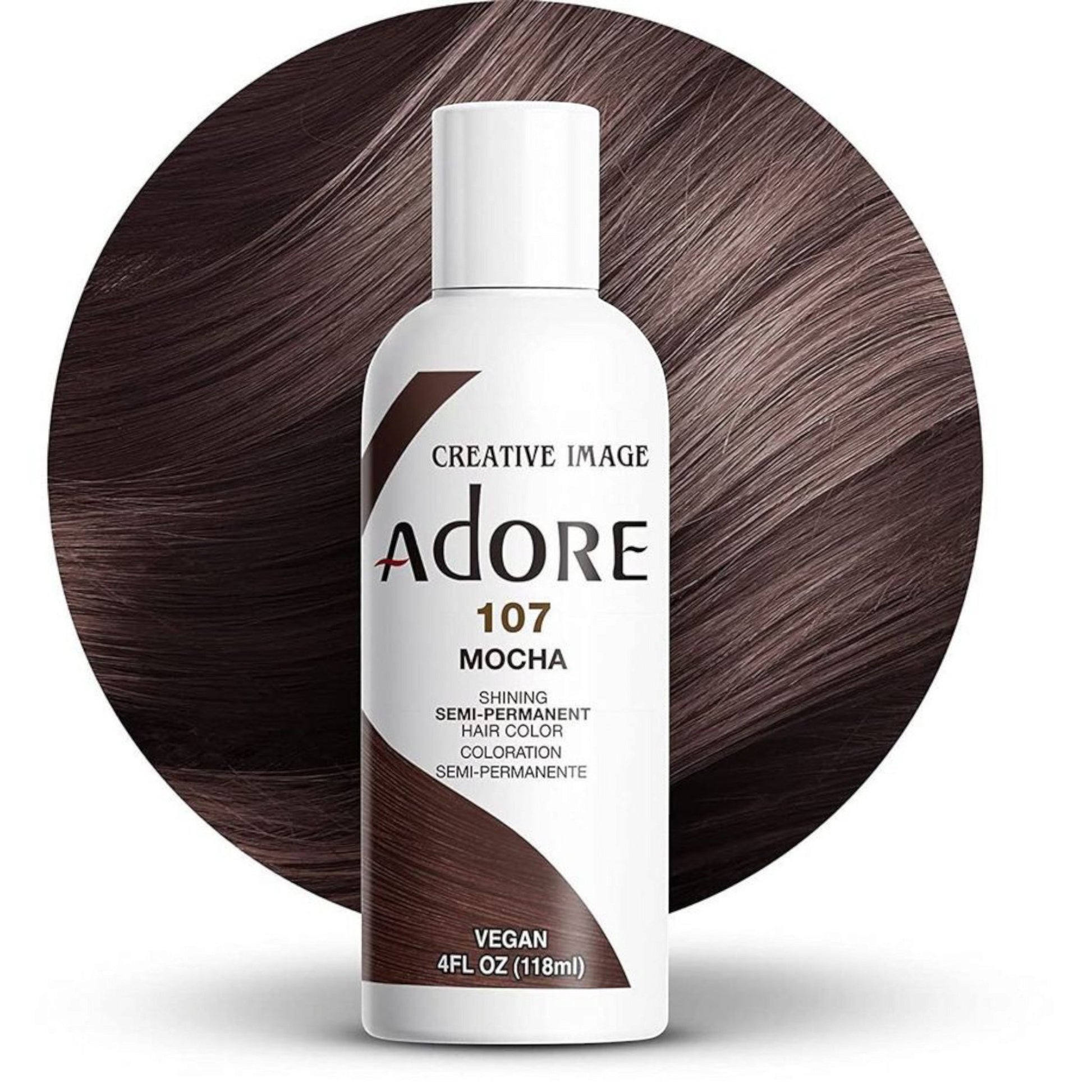 Adore Coloration capillaire semi permanente - 107 Mocha - TENDANCES STYLES