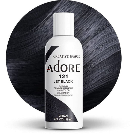 Adore Coloration capillaire semi permanente - 121 Jet Black - TENDANCES STYLES