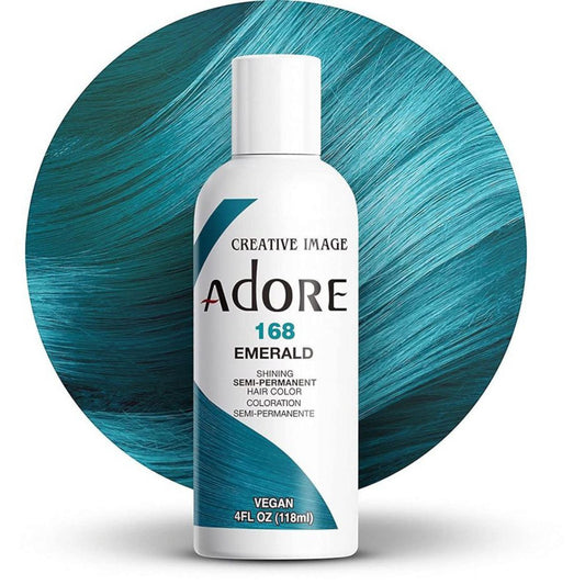 Adore Coloration capillaire semi permanente - 168 Emerald - TENDANCES STYLES