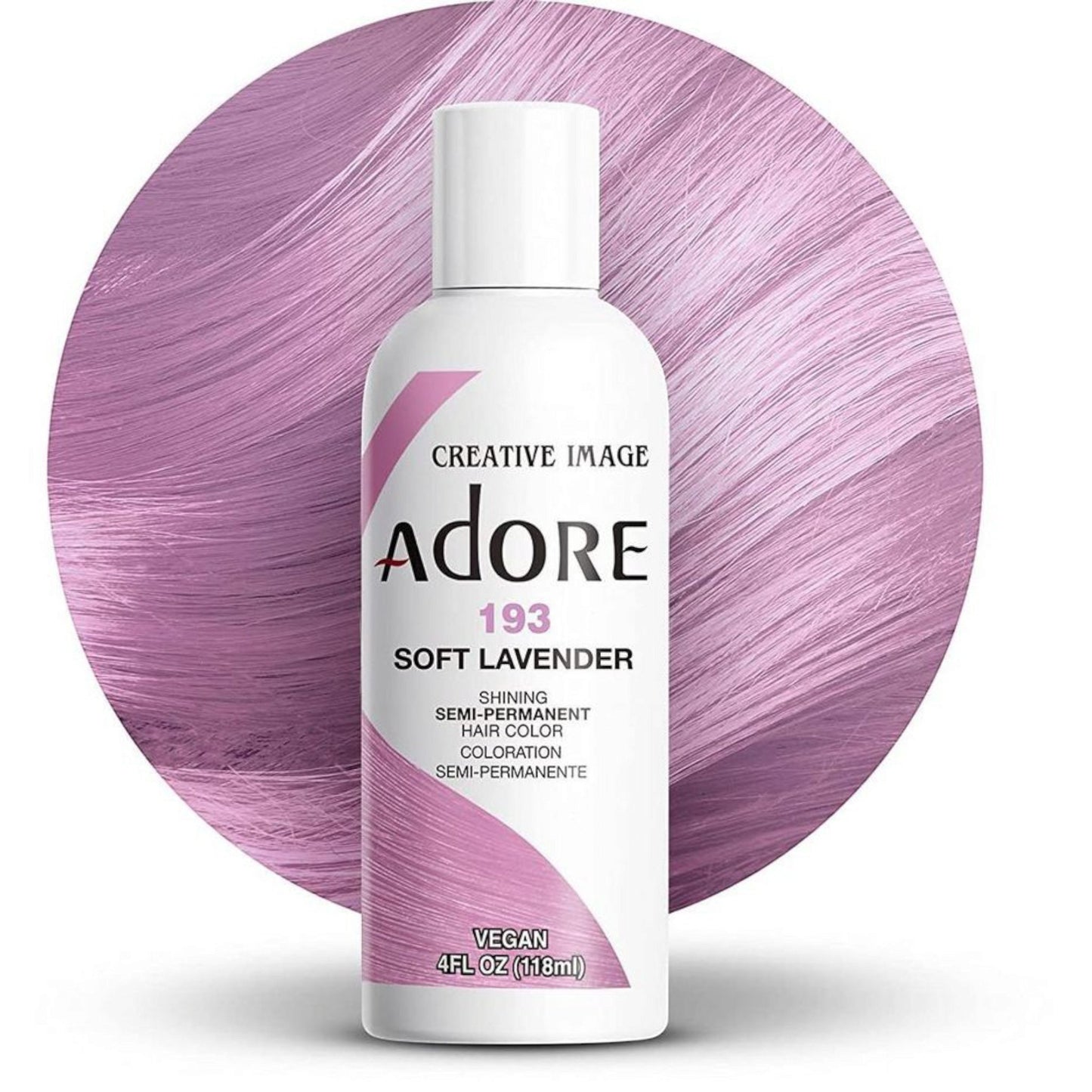 Adore Coloration capillaire semi permanente - 193 Soft Lavender - TENDANCES STYLES