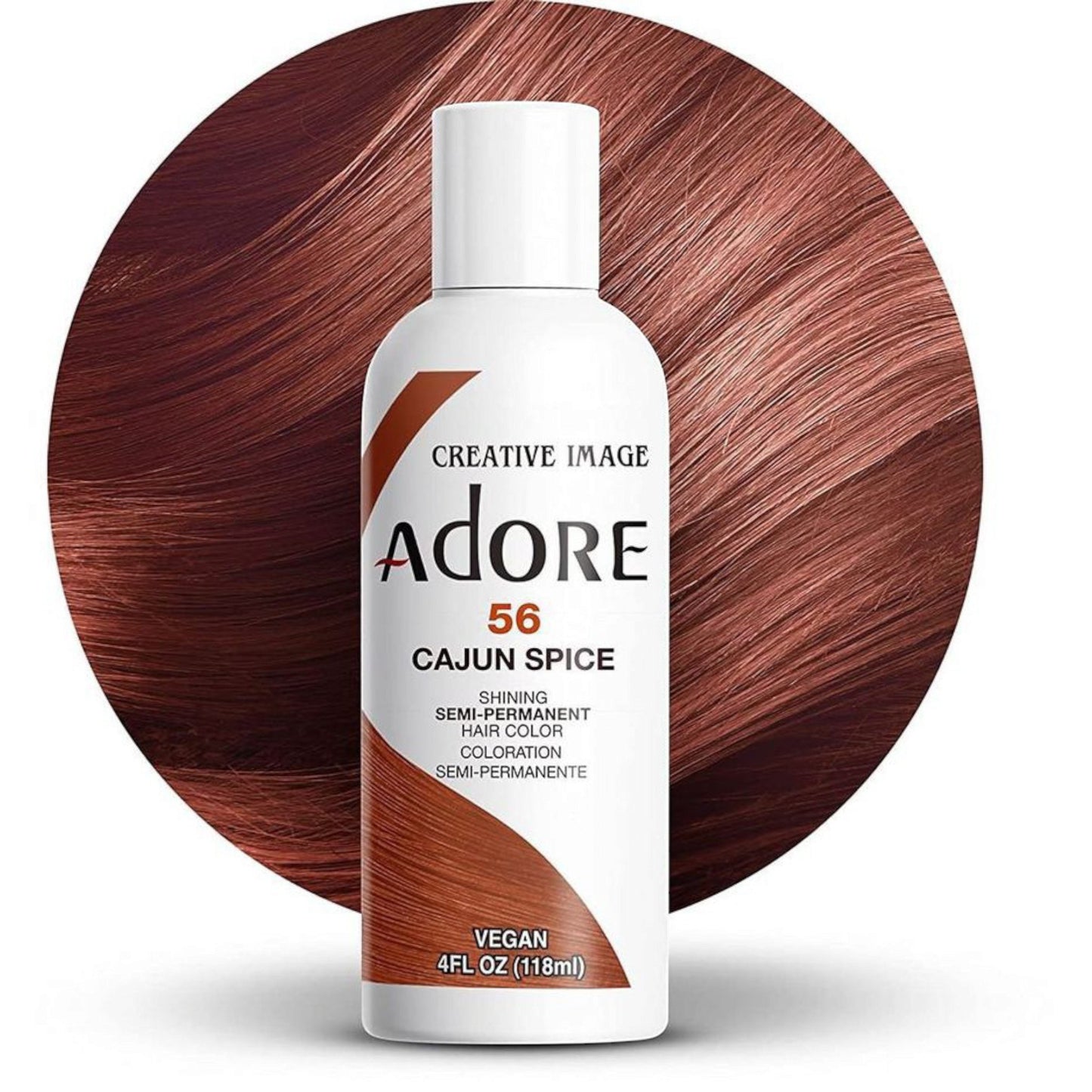 Adore Coloration capillaire semi permanente - 56 Cajun Spice - TENDANCES STYLES