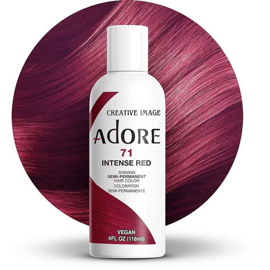 Adore Coloration capillaire semi permanente - 71 Intense Red - TENDANCES STYLES