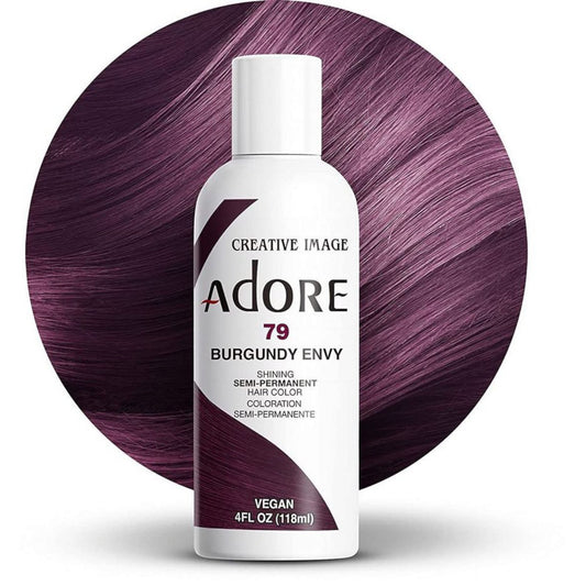 Adore Coloration capillaire semi permanente - 79 Burgundy Envy - TENDANCES STYLES