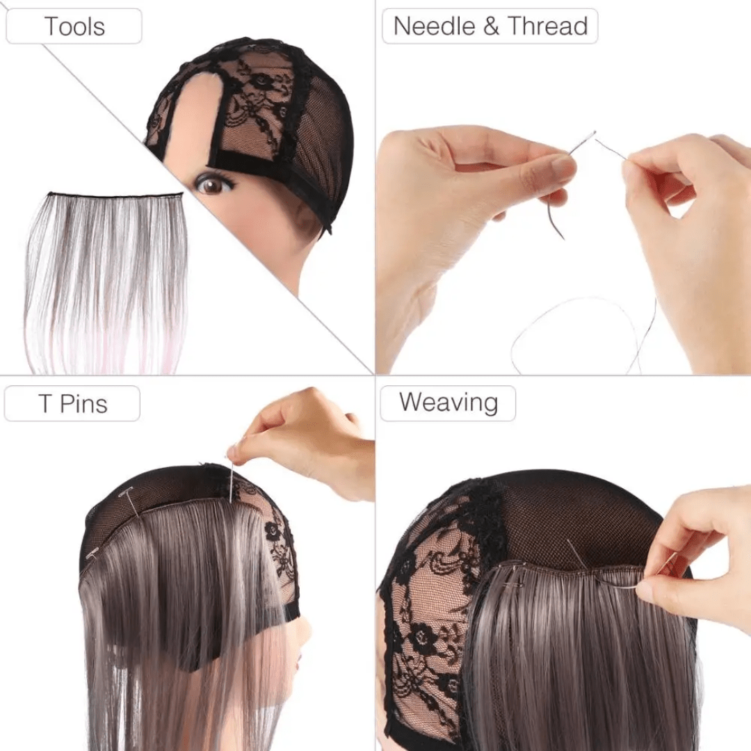 Aiguille ronde pour confection de perruques boite de 50 - TENDANCES STYLES