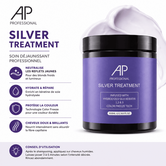 AP Professional Silver Treatment – Soin Déjaunissant & Réparateur 500 ml - TENDANCES STYLES