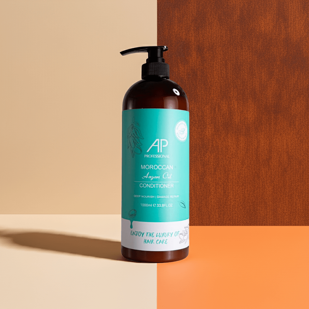 AP Professionnel démêlant à l'huile d'argan sans sulfate 1000ml - TENDANCES STYLES