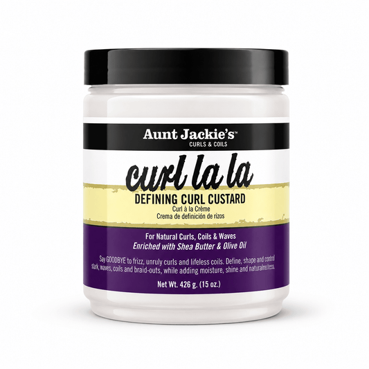 Aunt Jackie’s Curl La La Defining Curl Custard – Crème Définition Boucles, Anti-Frisottis & Hydratante – 426 g - TENDANCES STYLES