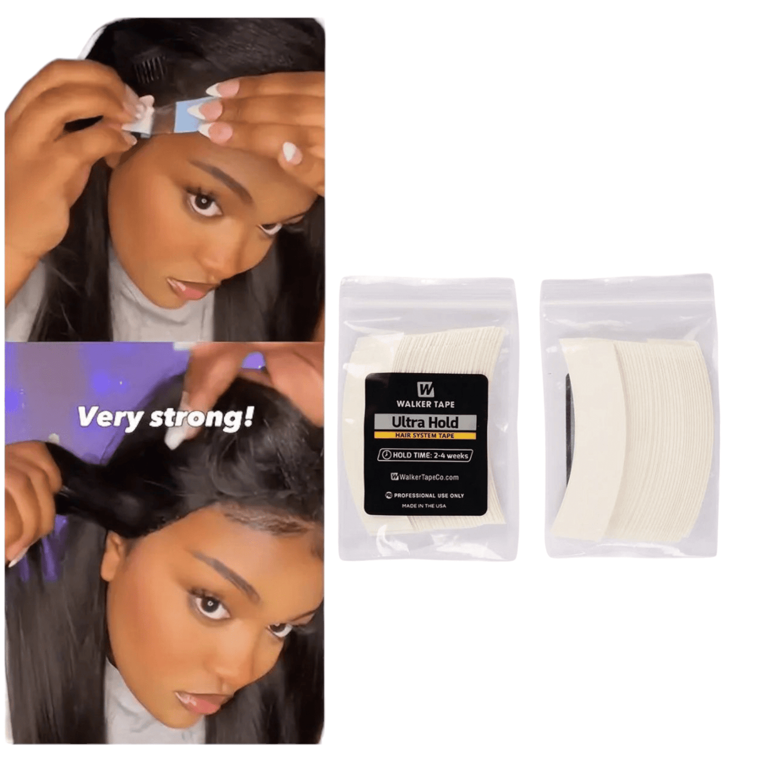 Bandes adhésives pour perruques lot de 36 pcs - TENDANCES STYLES