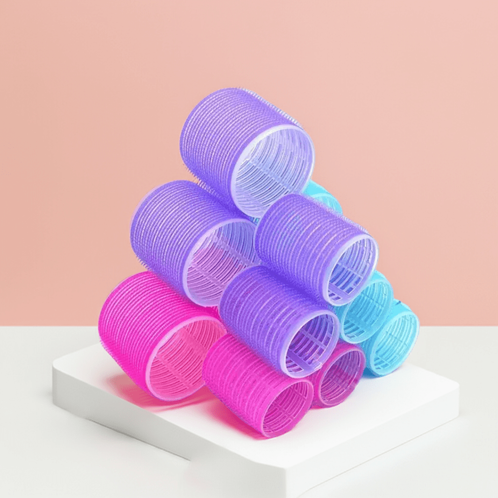 Bigoudis auto adhésif grande taille 6 PCS - TENDANCES STYLES