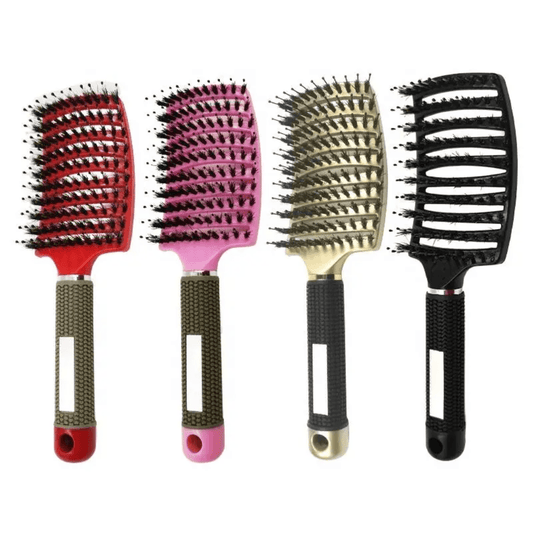 Brosse à cheveux démêlante à poils de sanglier - TENDANCES STYLES