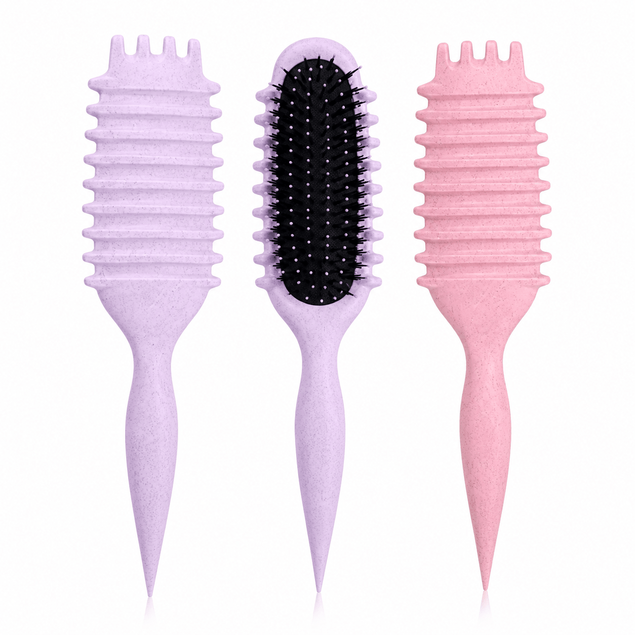 Brosse démêlante et massante pour cheveux bouclés, ondulés et crépus - TENDANCES STYLES