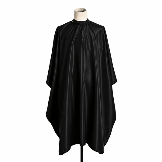 Capes de salon de coiffure imperméable noire - TENDANCES STYLES