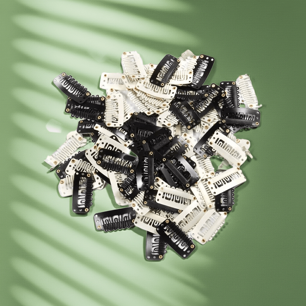 Clips pour perruques et extensions lot de 100 clips - TENDANCES STYLES
