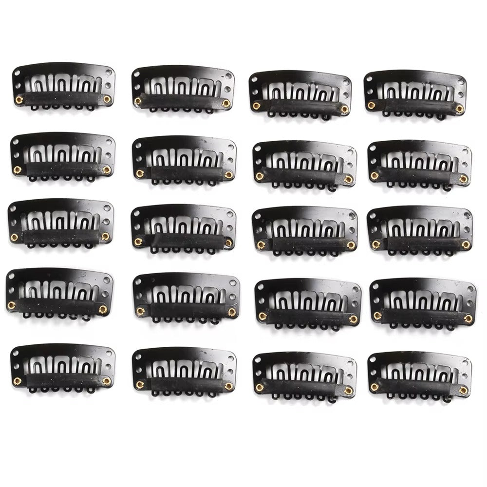 Clips pour perruques et extensions lot de 100 clips - TENDANCES STYLES