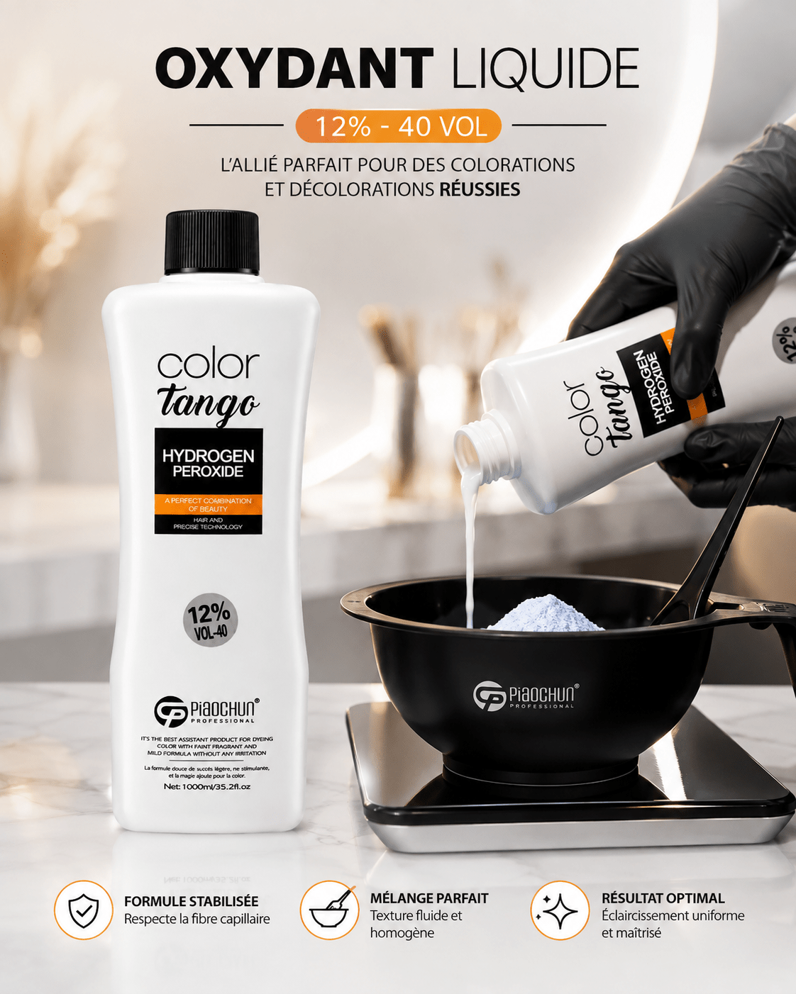 COLOR tango oxydant 40 volume - TENDANCES STYLES