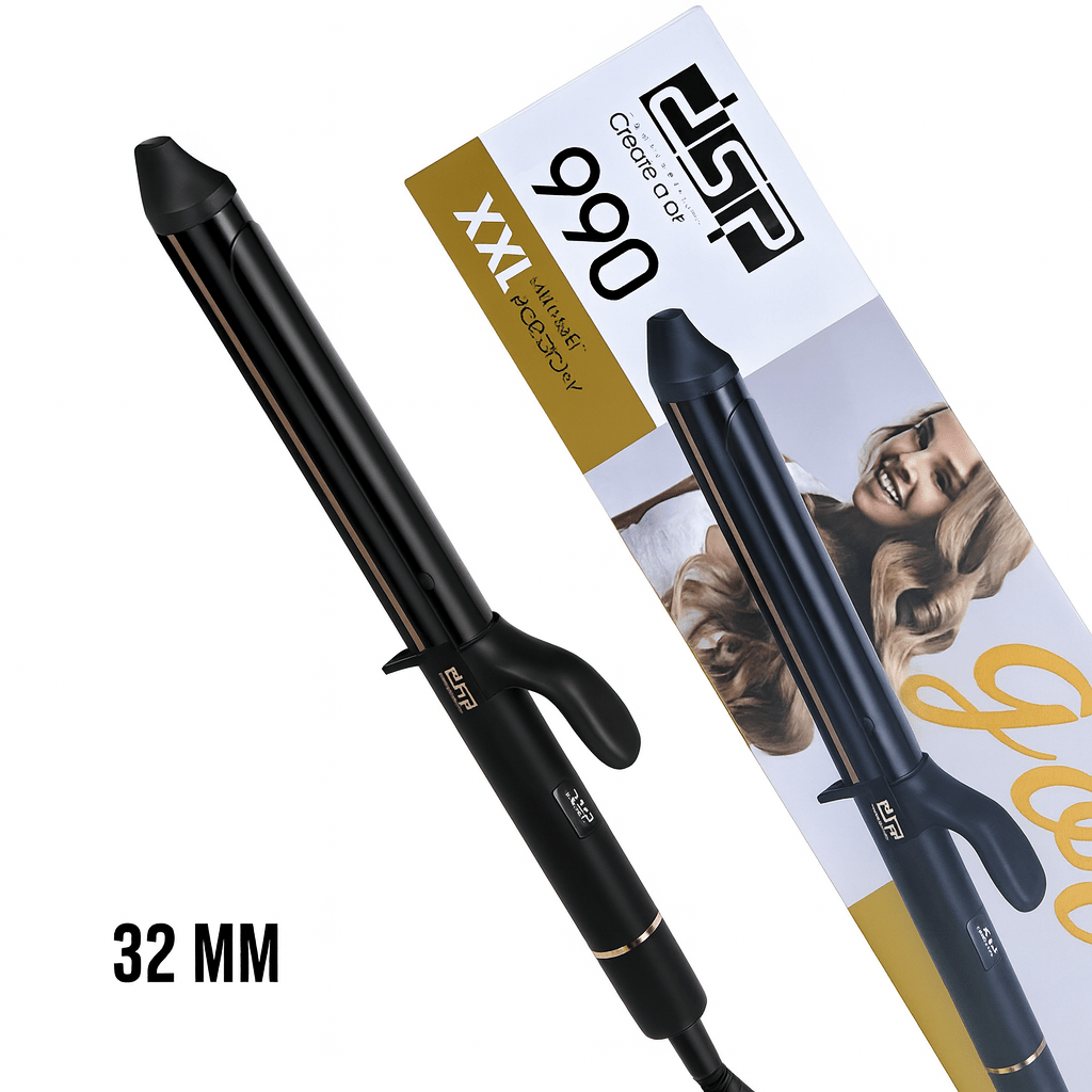 DSP Professional, Fer à boucler professionnel 32 mm pour des Boucles Rapides et Rebondies - TENDANCES STYLES