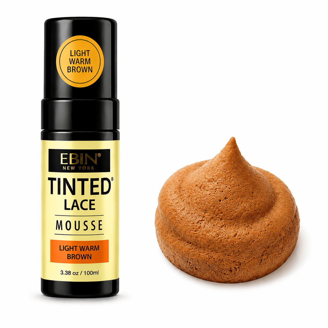 Ebin mousse teintée marron claire et chaud 100 ml - TENDANCES STYLES