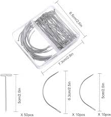 Épingles en T + Aiguille de tissage de perruque de type C - TENDANCES STYLES