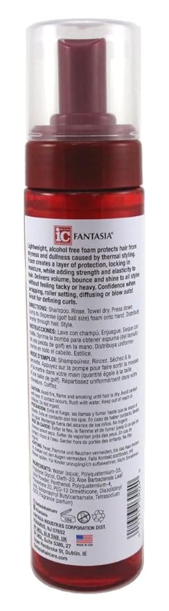 IC FANTASIA Mousse coiffante protectrice contre la chaleur - TENDANCES STYLES