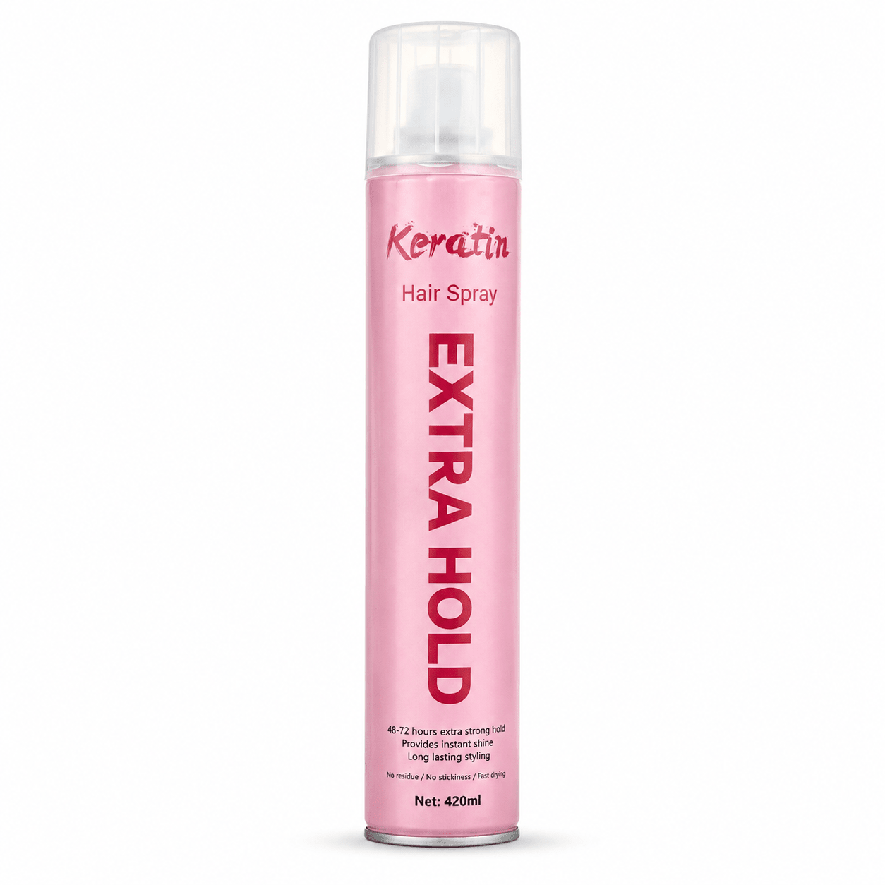 Keratin Hair Spray Extra Hold – Laque Fixation Extra Forte 420 ml - TENDANCES STYLES