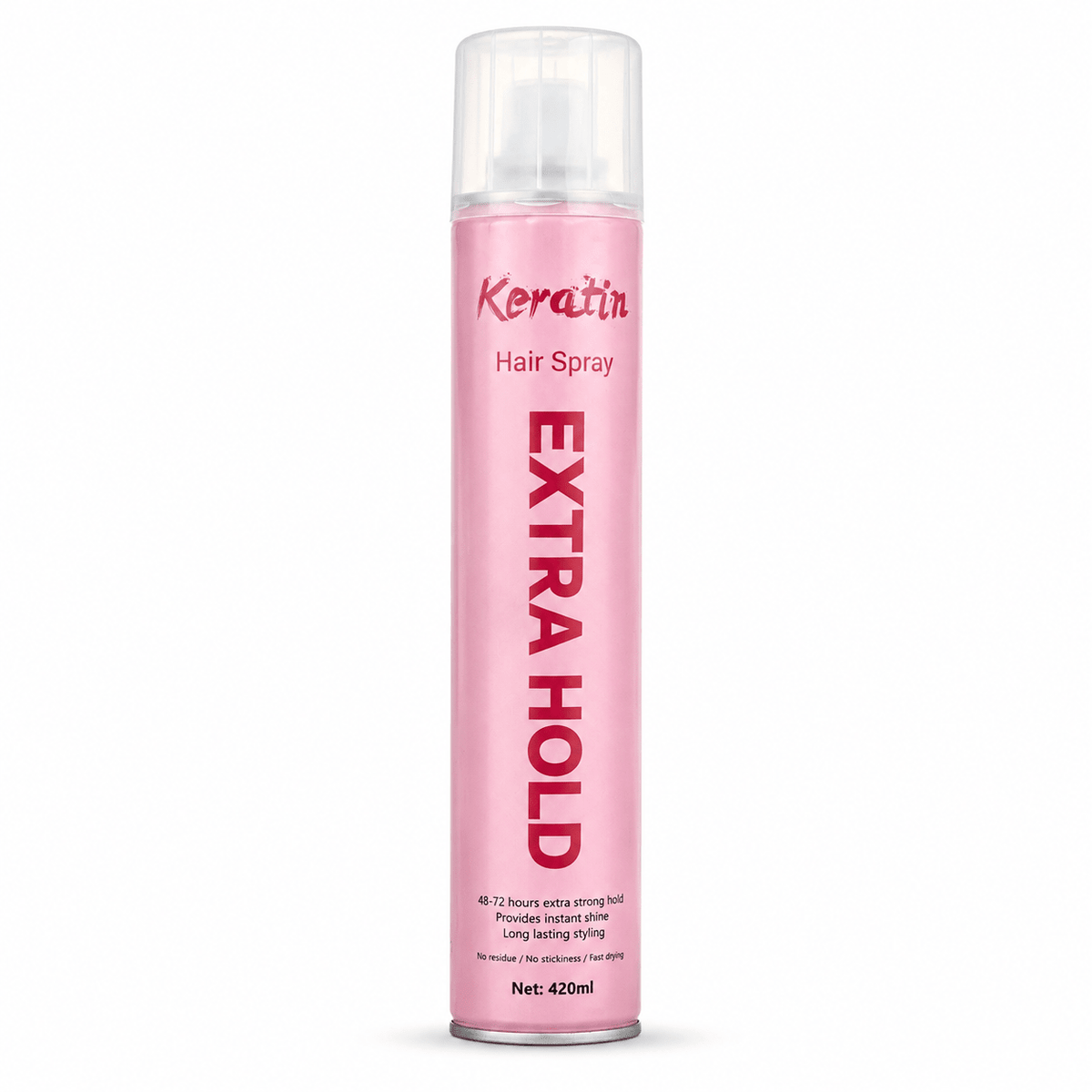 Keratin Hair Spray Extra Hold – Laque Fixation Extra Forte 420 ml - TENDANCES STYLES