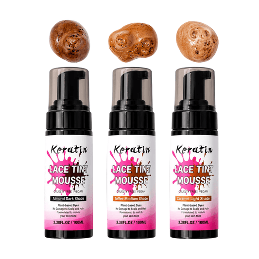 Keratin lace tint mousse pour perruque - TENDANCES STYLES