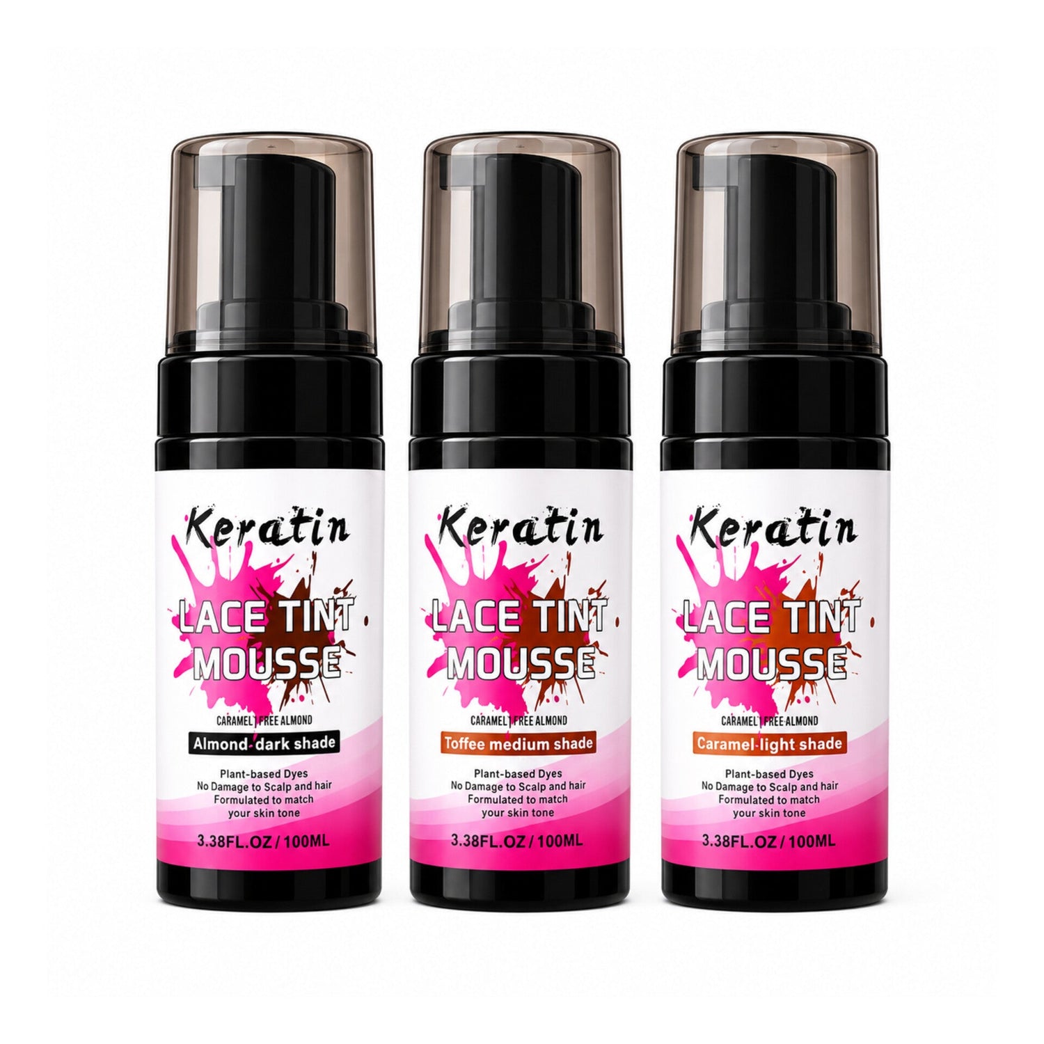 Keratin lace tint mousse pour perruque - TENDANCES STYLES