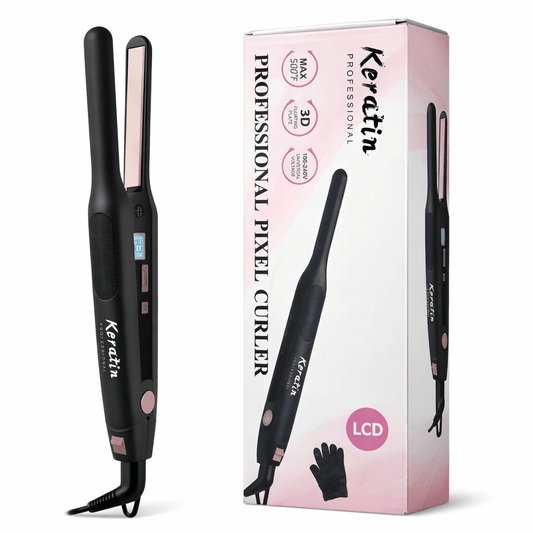 KERATIN Lisseur professionnel Cheveux Court, Fer à Lisser chaleur max 500° - TENDANCES STYLES
