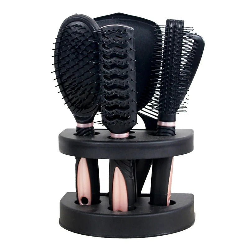 Kit de 5 peignes à cheveux avec miroir - TENDANCES STYLES