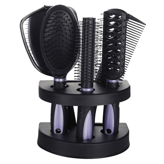 Kit de 5 peignes à cheveux avec miroir - TENDANCES STYLES